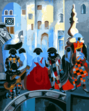 The carnival of Venice by Aleksandra Ekster (8) - Van-Go Paint-By-Number Kit