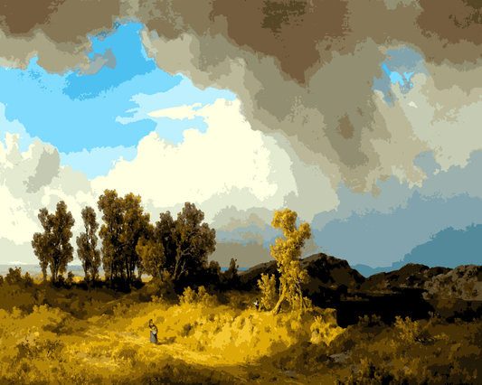 Storm Collection PD (8) - Gathering Storm by Josef Brunner - Van-Go Paint-By-Number Kit