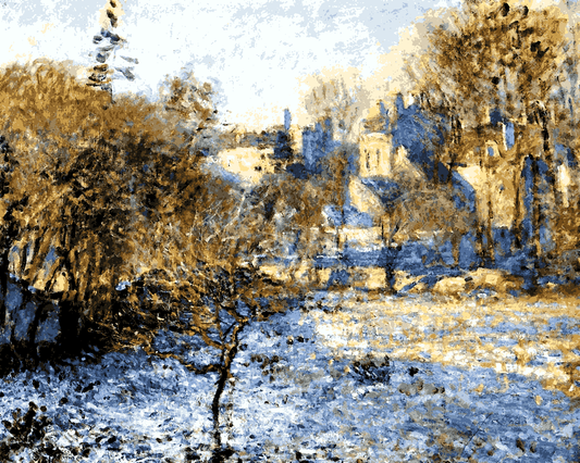Claude Monet PD (95) -  Le Givre - Van-Go Paint-By-Number Kit