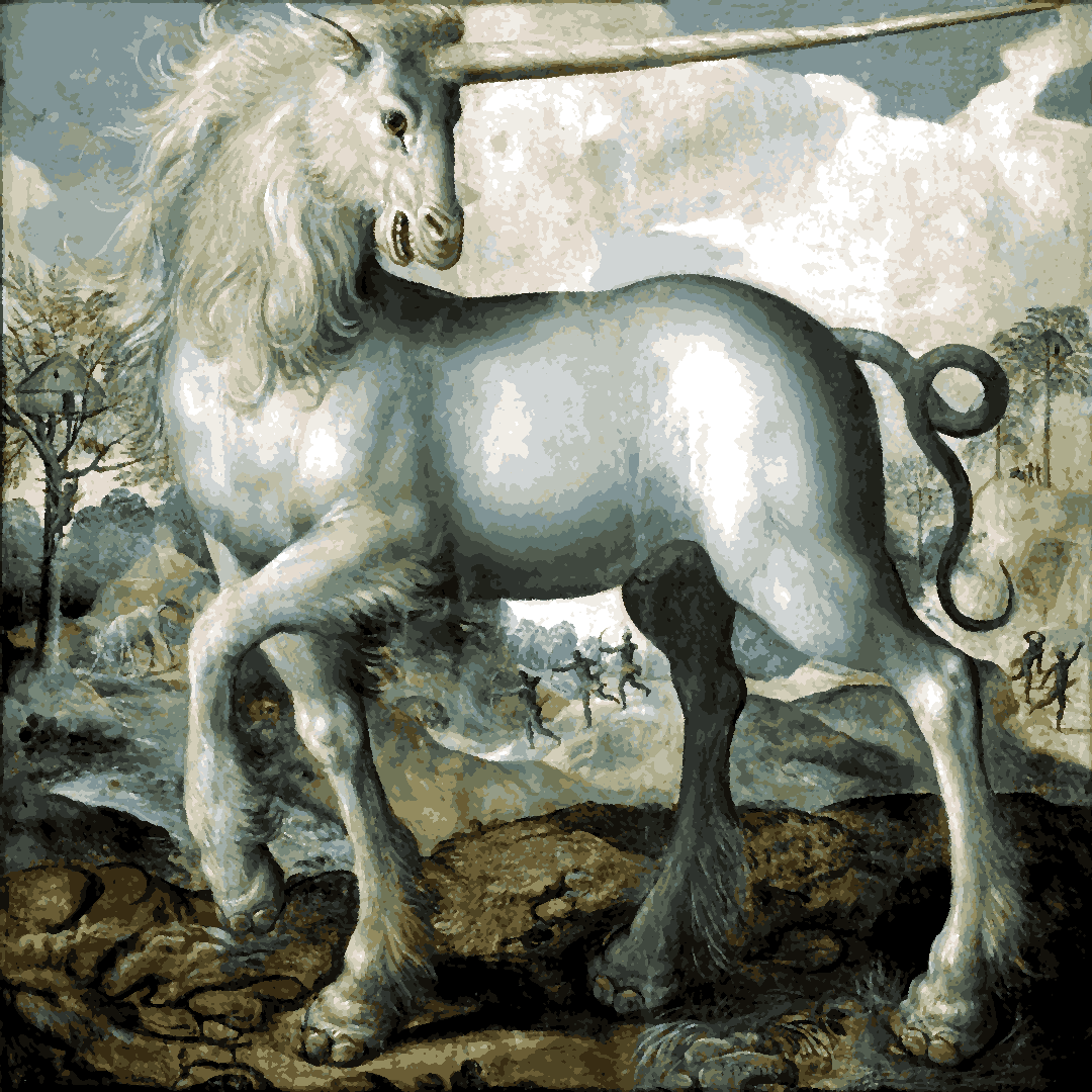 Unicorn Collection PD (9) - Unicorn by Maerten de Vos - Van-Go Paint-By-Number Kit