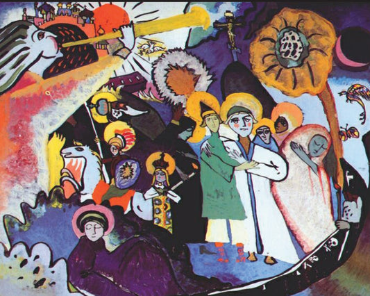 All Saints ' Day I by Wassily Kandinsky - Van-Go Paint-By-Number Kit