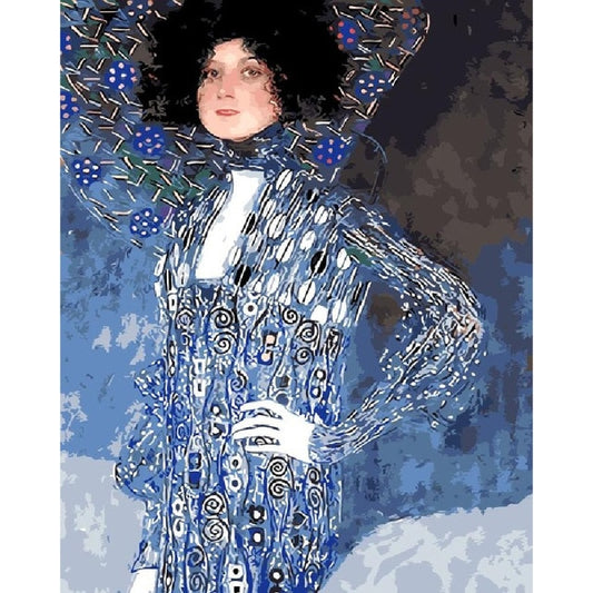 Emilie Flöge (1902) by Gustav Klimt - Van-Go Paint-By-Number Kit