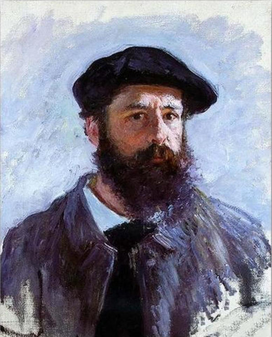 Self-Portrait with a Beret by Claude Monet - Van-Go Paint-By-Number Kit