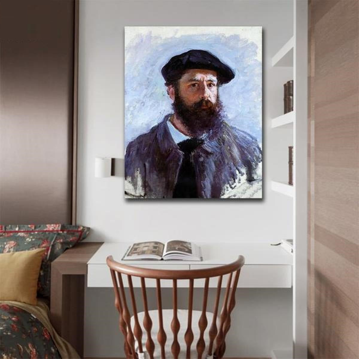 Self-Portrait with a Beret by Claude Monet - Van-Go Paint-By-Number Kit