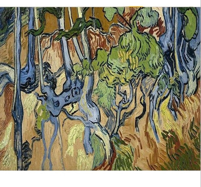 Tree Roots by Vincent Van Gogh - Van-Go Paint-By-Number Kit