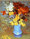 Flowers in a Blue Vase - Van-Go Paint-By-Number Kit