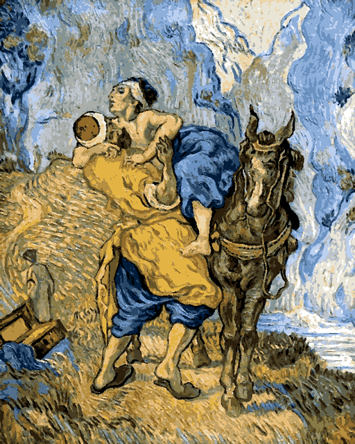 Vincent van Gogh Collection (44) - Good Samaritan - Van-Go Paint-By-Number Kit