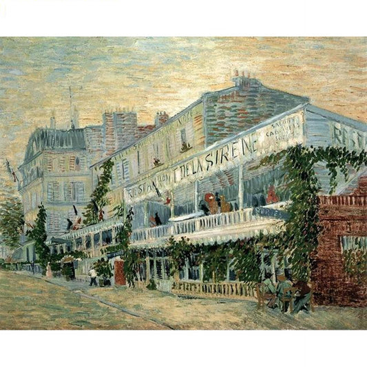 Paris Collection (145) - The Restaurant de la Sirène - Van-Go Paint-By-Number Kit