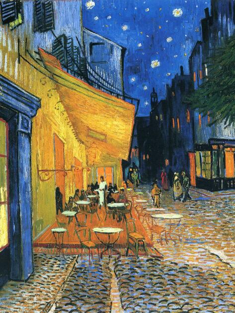 Café Terrace at Night (Van Gogh) - Van-Go Paint-By-Number Kit