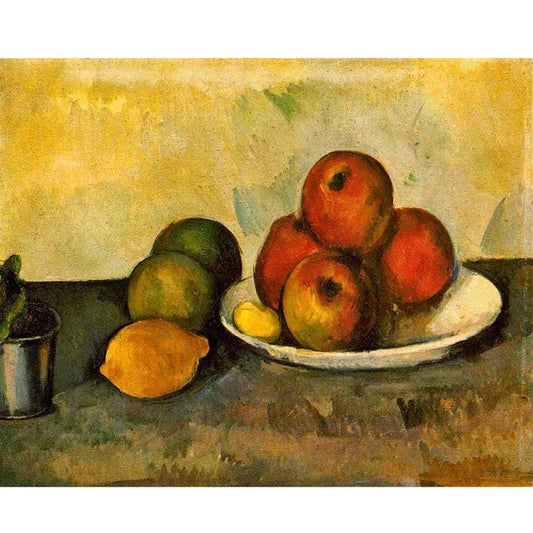 Still Life with Apples, 1890 by Paul Cezanne - Van-Go Paint-By-Number Kit