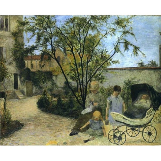 Garden in Rue Carcel by Paul Gauguin (36) - Van-Go Paint-By-Number Kit