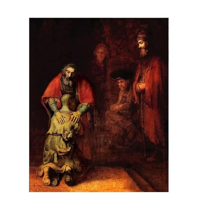 The Return of the Prodigal Son by Rembrandt - Van-Go Paint-By-Number Kit