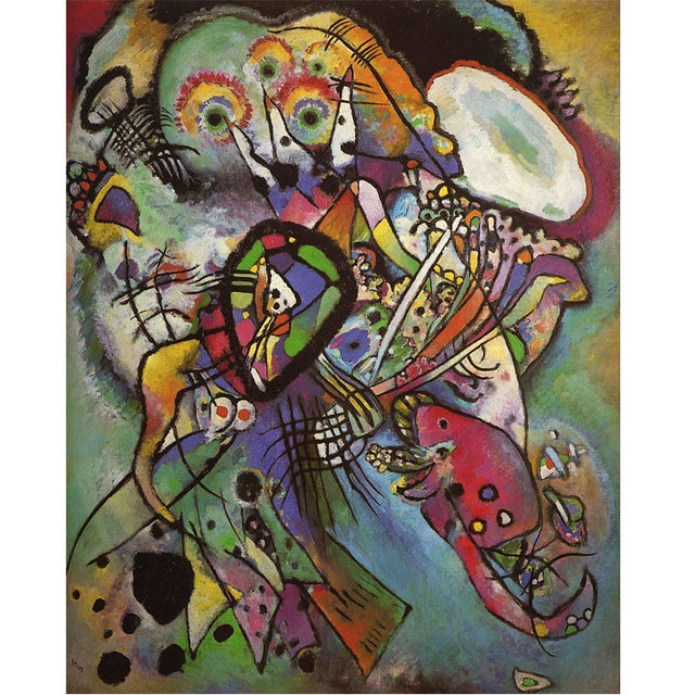 Composition No. 218 by Wassily Kandinsky - Van-Go Paint-By-Number Kit