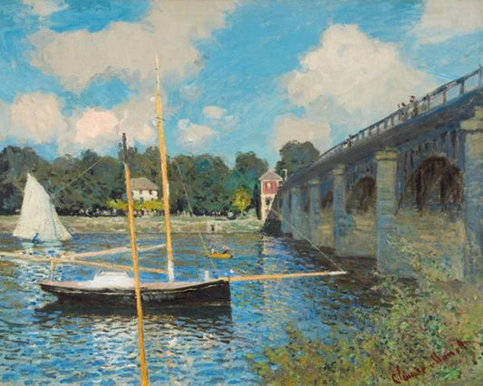 The Bridge at Argenteuil by Claude Monet - Van-Go Paint-By-Number Kit
