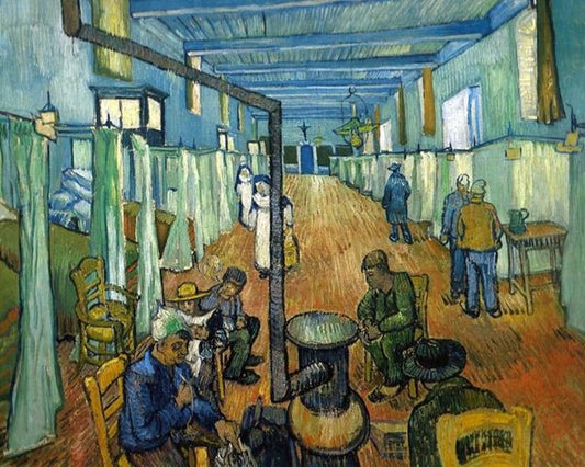 Ward in the Hospital in Arles by Vincent Van Gogh - Van-Go Paint-By-Number Kit