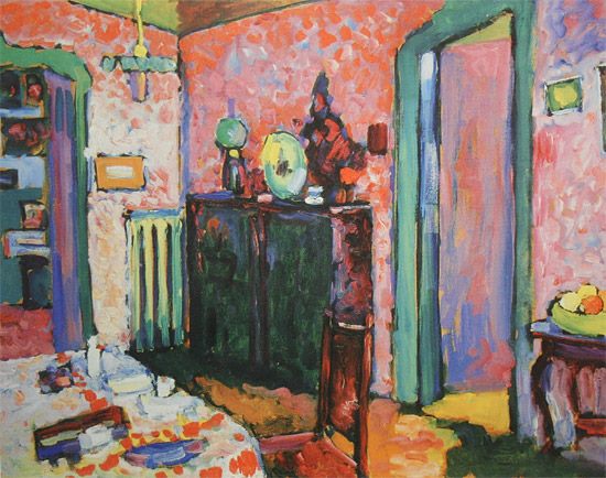 Interior (My dining room) by Wassily Kandinsky - Van-Go Paint-By-Number Kit