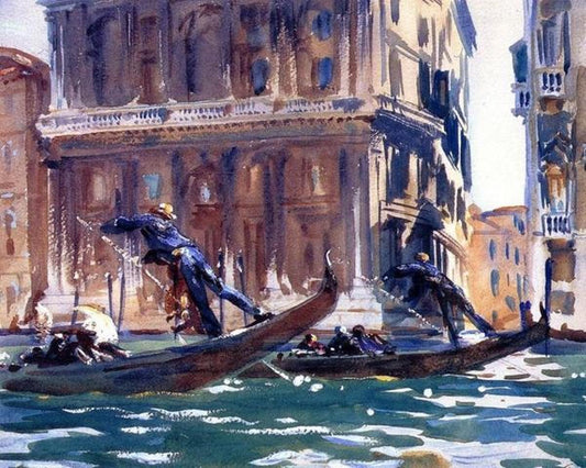 View of the Grand Canal in Venice by John Singer Sargent - Van-Go Paint-By-Number Kit