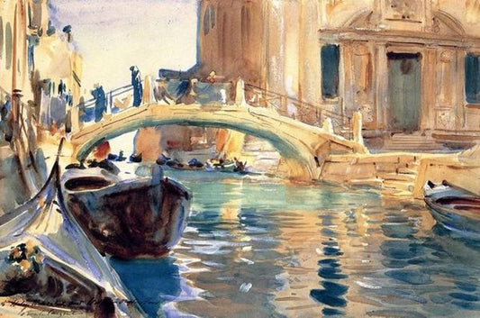 San Giuseppe di Castello, Venice, by John Singer Sargent - Van-Go Paint-By-Number Kit