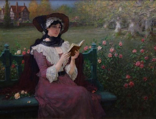 Woman Reading by George Henry Boughton - Van-Go Paint-By-Number Kit