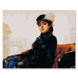 Portrait of an Unknown Woman (Ivan Kramskoi) - Van-Go Paint-By-Number Kit