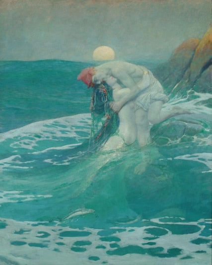The Mermaid by Howard Pyle - Van-Go Paint-By-Number Kit