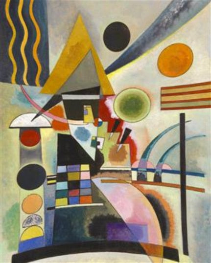 Swinging by Wassily Kandinsky - Van-Go Paint-By-Number Kit