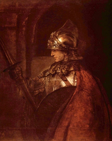 The man in armor by Rembrandt - Van-Go Paint-By-Number Kit