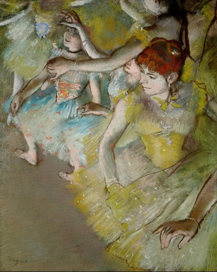 Ballet Dancers on the Stage by Edgar Degas, 1883 - Van-Go Paint-By-Number Kit
