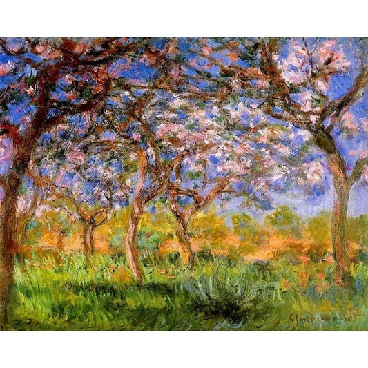 Giverny in Springtime by Claude Monet - Van-Go Paint-By-Number Kit