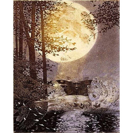 Night butterflies by Edward Okuń - Van-Go Paint-By-Number Kit