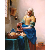 The Milkmaid by Johannes Vermeer - Van-Go Paint-By-Number Kit