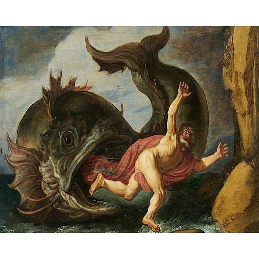 Bible Collection - Jonah and the Whale (64) - Van-Go Paint-By-Number Kit