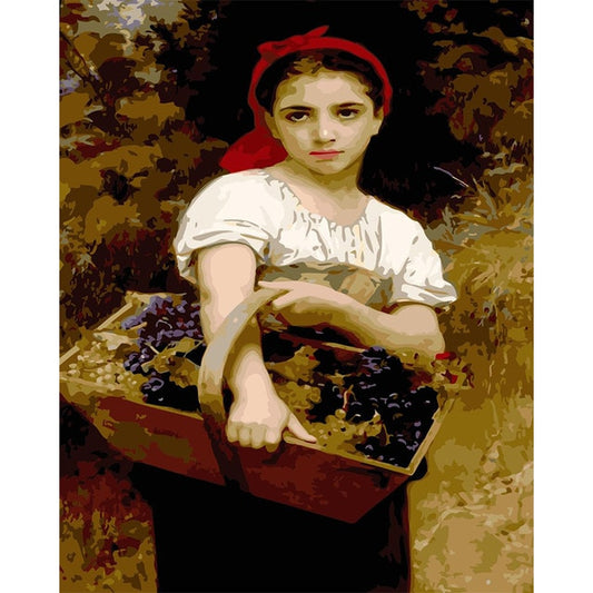 Harvester by William-Adolphe Bouguereau - Van-Go Paint-By-Number Kit