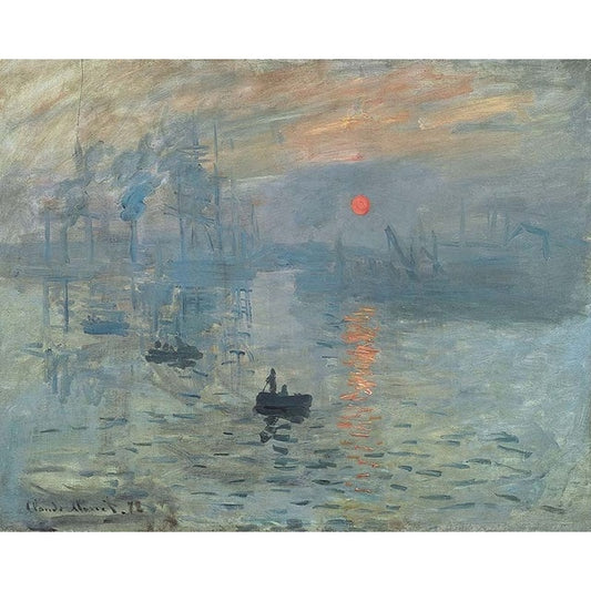 Impression. Sunrise by Claude Monet - Van-Go Paint-By-Number Kit