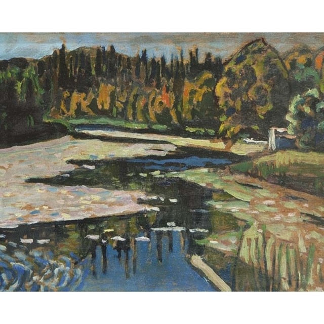Fall river by Wassily Kandinsky - Van-Go Paint-By-Number Kit