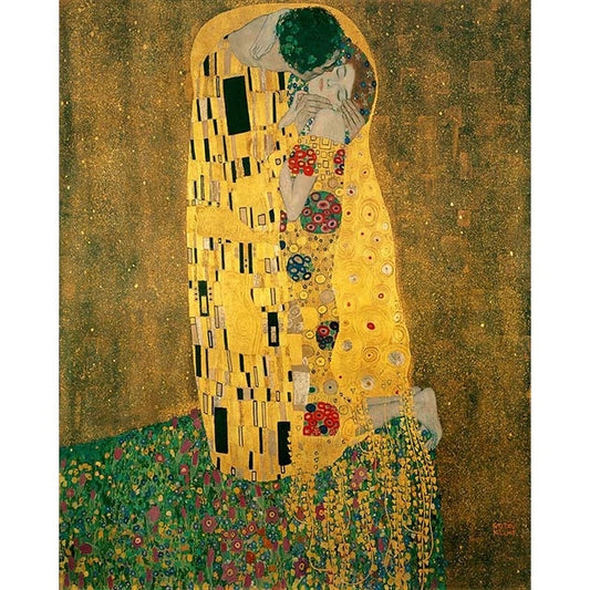 The Kiss (Gustav Klimt) - Van-Go Paint-By-Number Kit
