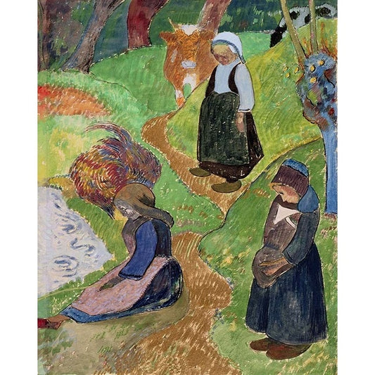 In Brittany by Paul Gauguin (52) - Van-Go Paint-By-Number Kit