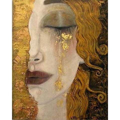 Golden Tears by Gustav Klimt - Van-Go Paint-By-Number Kit