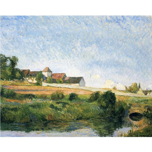 Farm in Grue by Paul Gauguin (32) - Van-Go Paint-By-Number Kit