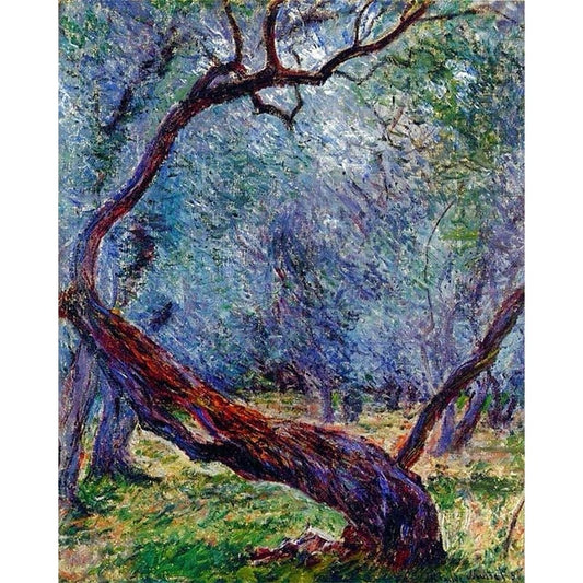 Olive-tree (etude) by Claude Monet - Van-Go Paint-By-Number Kit