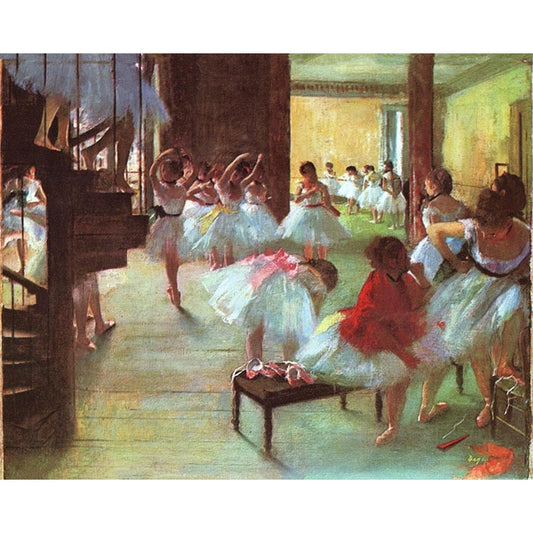 Ballet shoes by Edgar Degas (23) - Van-Go Paint-By-Number Kit