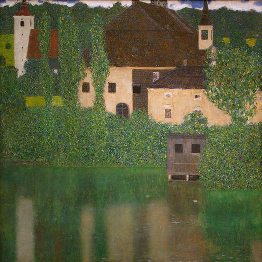 Castle Kammer at lake Attersee I by Gustav Klimt (6) - Paint-By-Number Kit