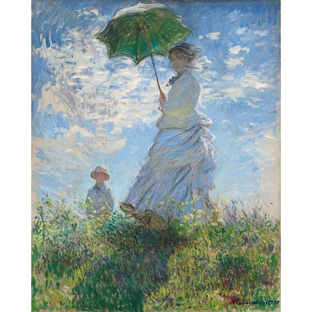 La Promenade by Claude Monet - Van-Go Paint-By-Number Kit