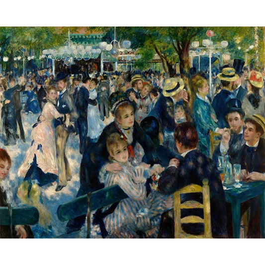 Dance at Le Moulin de la Galette by Auguste Renoir - Van-Go Paint-By-Number Kit