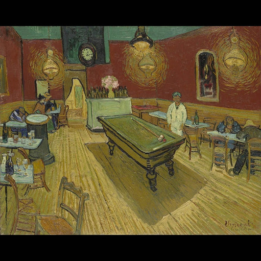 The Night Cafe, 1888 by Vincent Van Gogh - Van-Go Paint-By-Number Kit