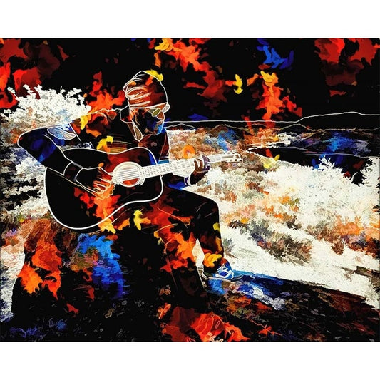 Acoustic Guitar - Van-Go Paint-By-Number Kit (F15)