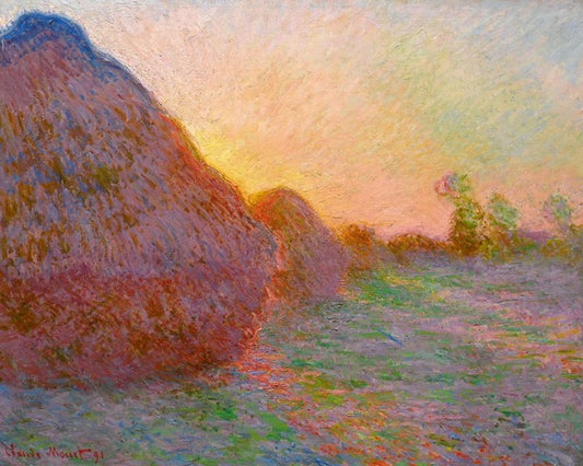 Haystacks by Claude Monet - Van-Go Paint-By-Number Kit