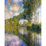 Poplars on Epte by Claude Monet - Van-Go Paint-By-Number Kit