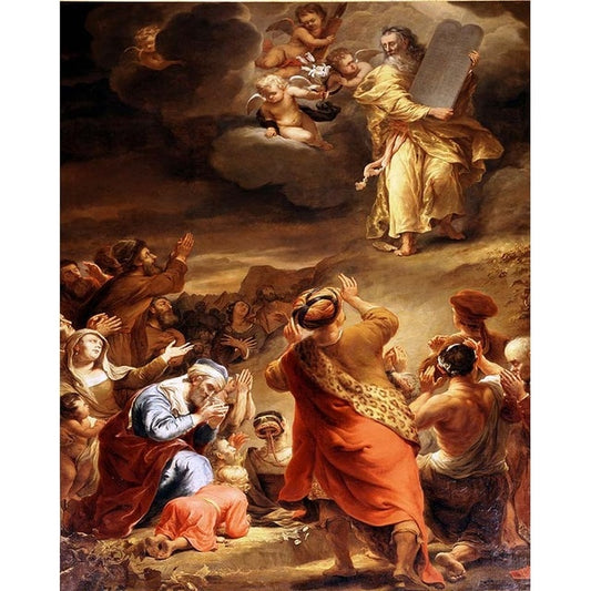 Bible Collection - Moses' with the Ten Commandments (100) - Paint-By-Number Kit