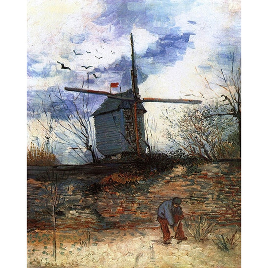 Mill by Vincent Van Gogh - Van-Go Paint-By-Number Kit